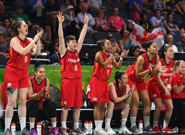 England celebrate