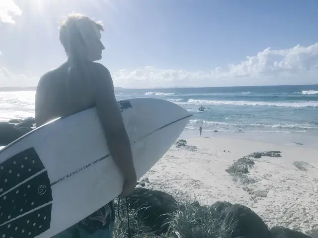 A surfer