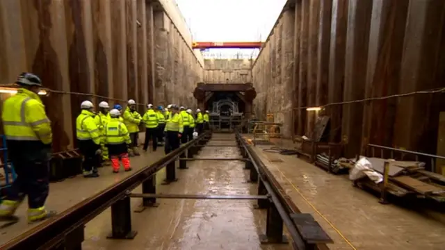 Drilling under the Humber estuary