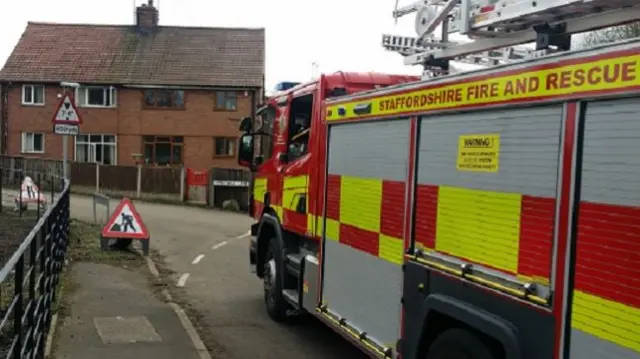 Madeley, scene of Carbon Monoxide poisoning