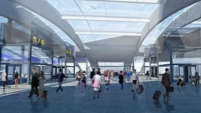 Gatwick Airport station artist's impression