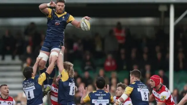 Worcester Warriors in action