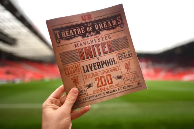 Manchester United Liverpool programme