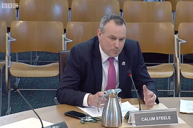 Calum Steele of the Scottish Police Federation