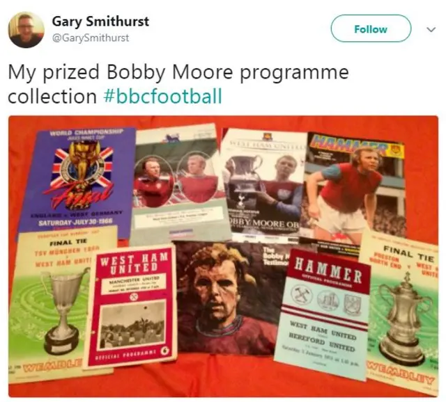 Bobby Moore programmes