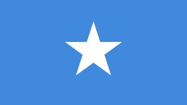 The national flag of Somalia