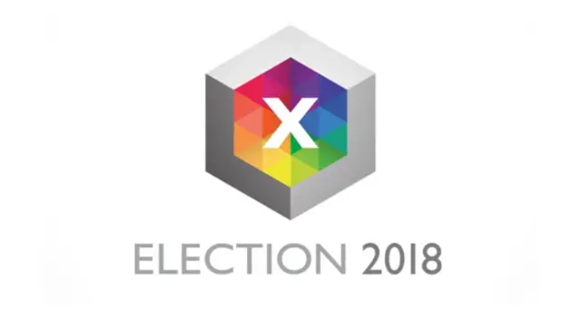 Election 2018 logo