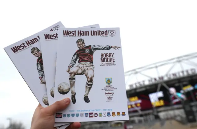 West Ham programme