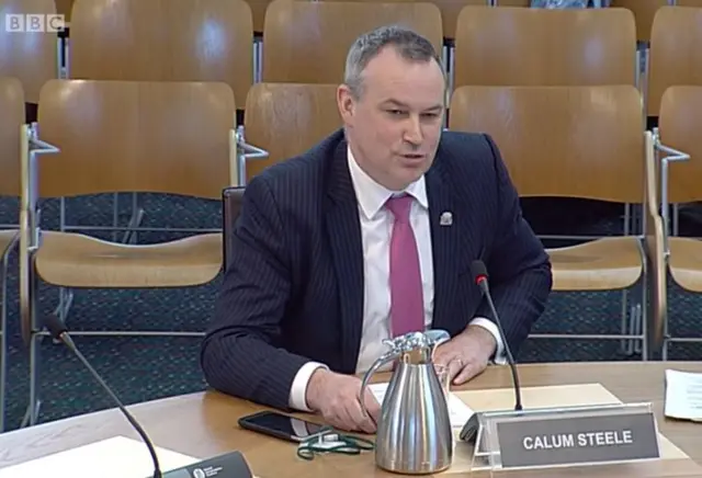 Calum Steele from the Scottish Police Federation