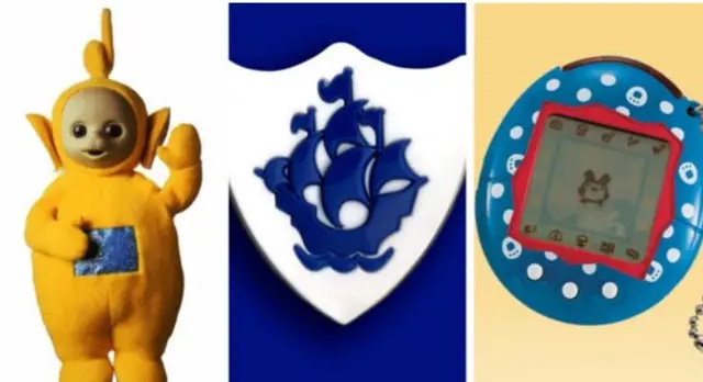 A Teletubby, Blue Peter badge and Tamagotch were buried in the capsule