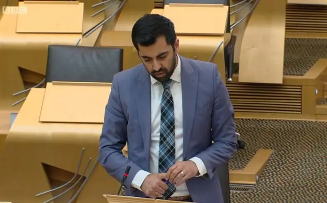 Transport Minister Humza Yousaf