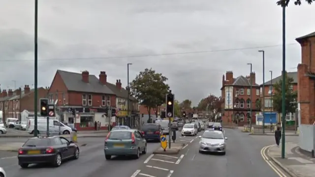 Alfreton Road in Nottingham