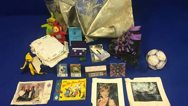 Time capsule contents