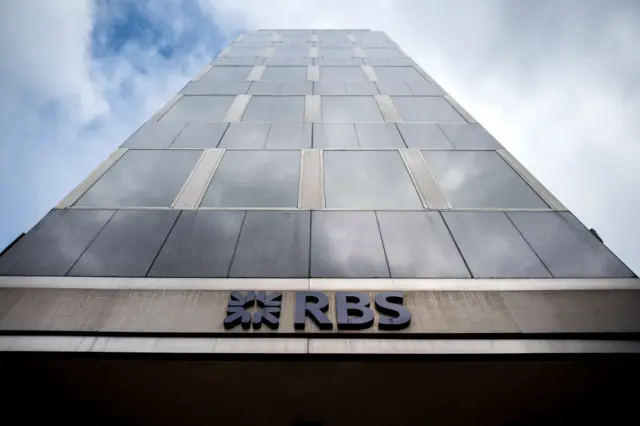 RBS logo on a building