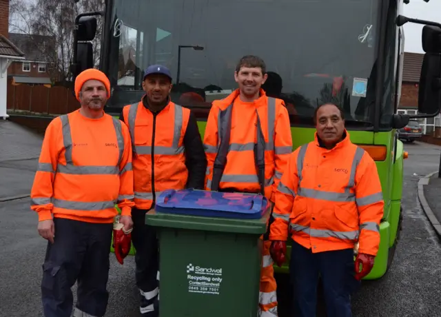 Recycling crew