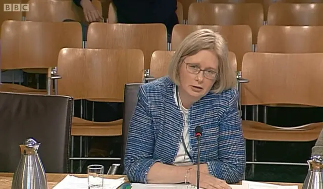 Christine McLaughlin from the Scottish government