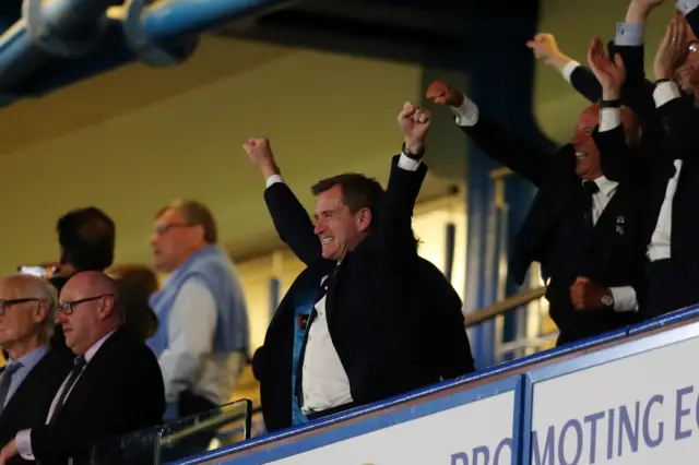 Dean Hoyle celebrates