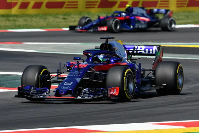 Brendon Hartley of Toro Rosso