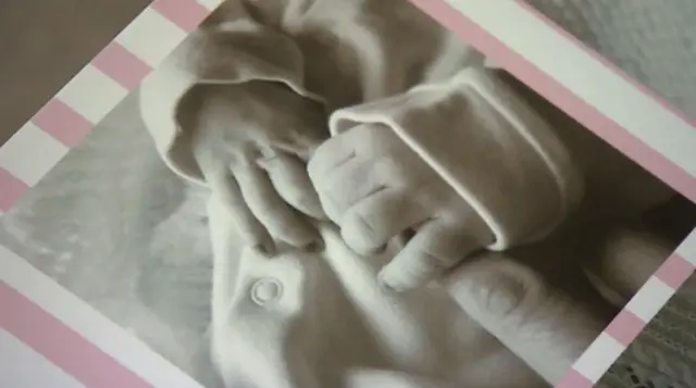 A picture of a baby's hands.