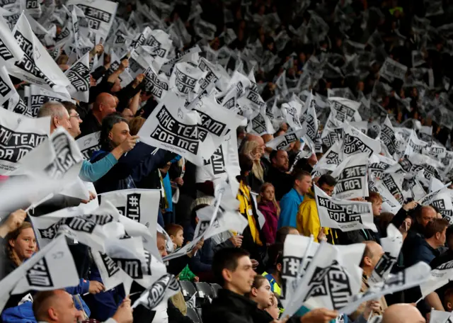 Derby flag waving