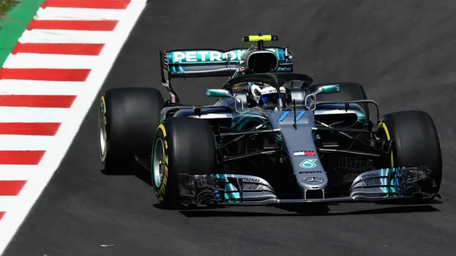 Valtteri Bottas of Mercedes