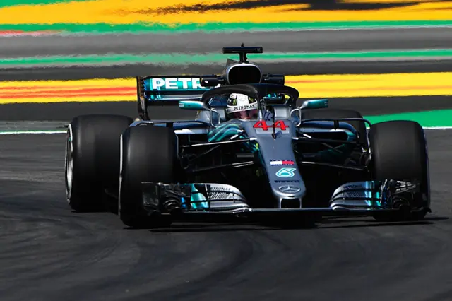 Lewis Hamilton of Mercedes