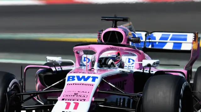 Sergio Perez of Force India