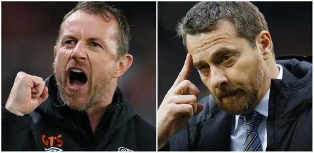 Gary Rowett (left) and Slavisa Jokanovic