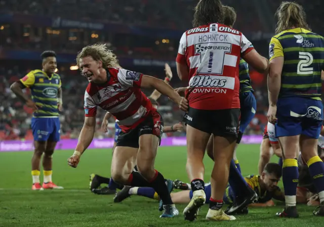 Gloucester try