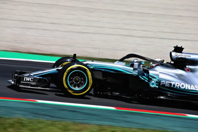 Lewis Hamilton of Mercedes