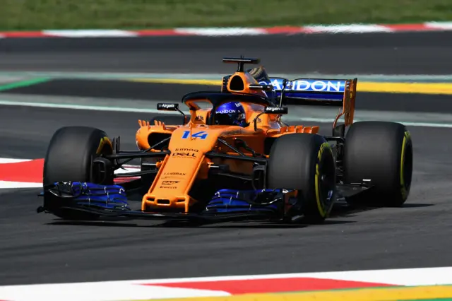 Fernando Alonso of McLaren