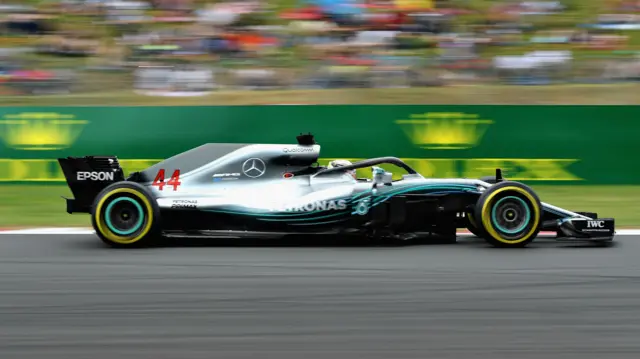 Lewis Hamilton of Mercedes