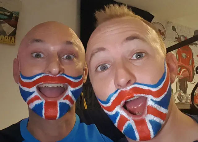 Eurovision face paints