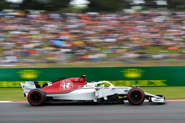 Charles Leclerc of Alfa Romeo Sauber