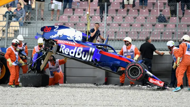 Brendon Hartley of Toro Rosso