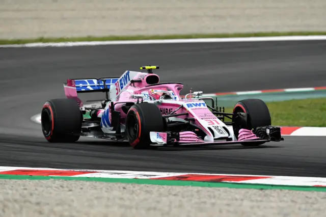 Esteban Ocon of Force India