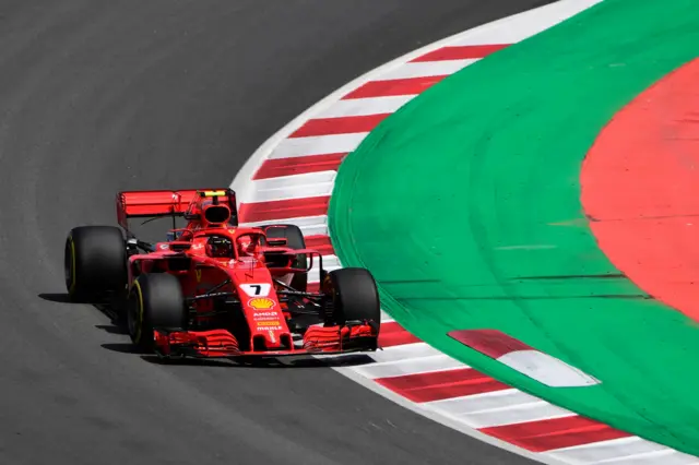 Kimi Raikkonen of Ferrari