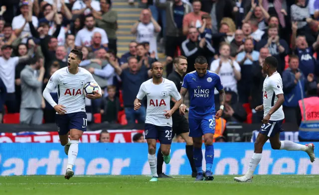 Eric Lamela scores for Tottenham