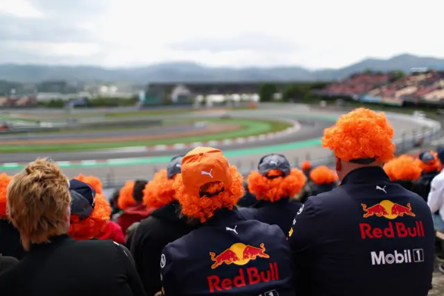 Fans at Circuit de Barcelona-Catalunya