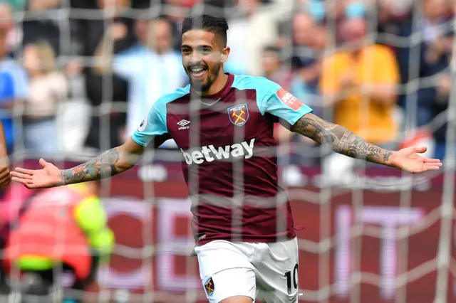 Lanzini scores for West Ham