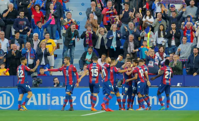 Levante celebrate