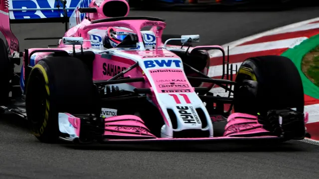 Sergio Perez of Force India