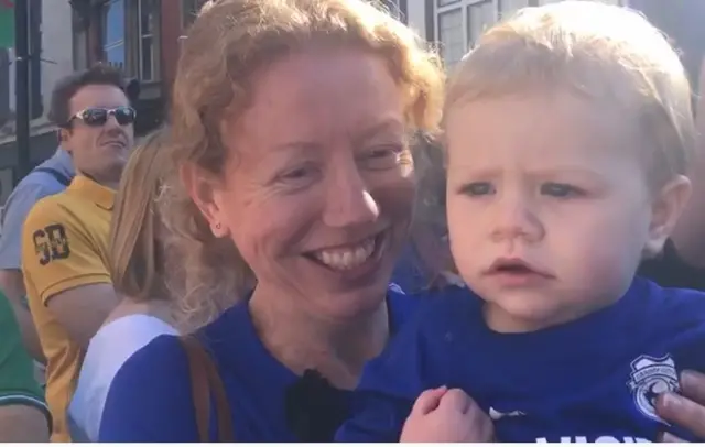 Cardiff City fan Laura Windsor