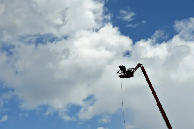 A cameraman at Circuit de Barcelona-Catalunya