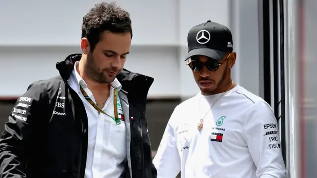 Lewis Hamilton of Mercedes