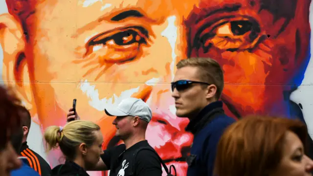 Michael Schumacher mural