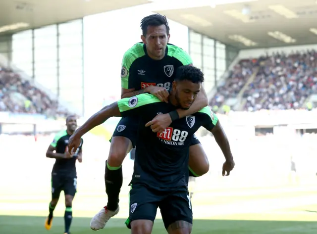 Josh King scores for Bournemouth