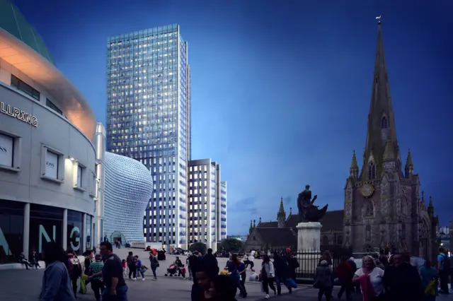 Artist's impression of the new tower