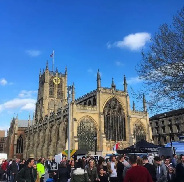 Hull's trinity square