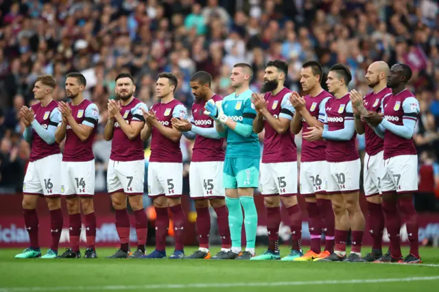 Aston Villa players